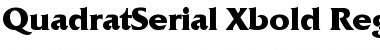 Download QuadratSerial-Xbold Regular Font