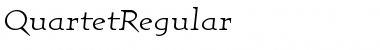 Download QuartetRegular Regular Font
