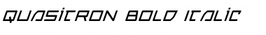 Download Quasitron Bold Italic Bold Italic Font