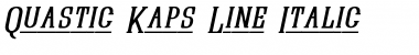 Download Quastic Kaps Line Italic Font
