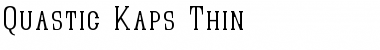 Download Quastic Kaps Thin Font