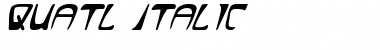 Download Quatl Italic Italic Font