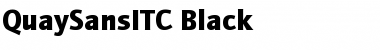 Download QuaySansITC Black Font