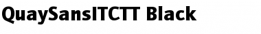 Download QuaySansITCTT Black Font