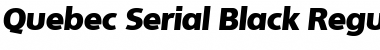 Download Quebec-Serial-Black Font