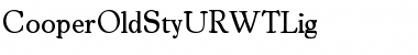 Download CooperOldStyURWTLig Font