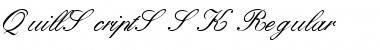 Download QuillScriptSSK Regular Font