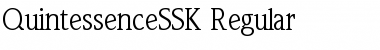 Download QuintessenceSSK Regular Font