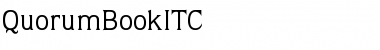 Download QuorumBookITC Medium Font