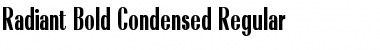 Download Radiant Bold Condensed Regular Font