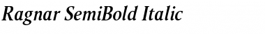 Download Ragnar SemiBold Italic Font