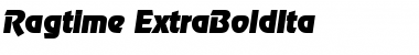 Download Ragtime-ExtraBoldIta Regular Font