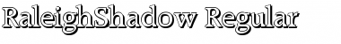 Download RaleighShadow Regular Font