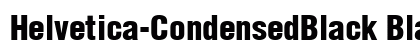 Helvetica-CondensedBlack Black preview