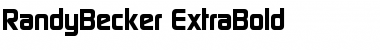 Download RandyBecker-ExtraBold Font