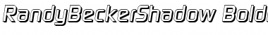 Download RandyBeckerShadow Font