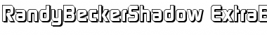 Download RandyBeckerShadow-ExtraBold Font