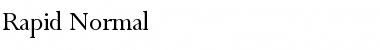 Download Rapid Font