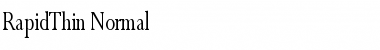 Download RapidThin Font