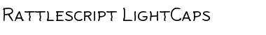 Download Rattlescript-LightCaps Font