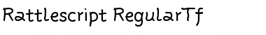 Download Rattlescript-RegularTf Font