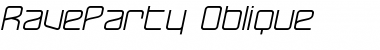 Download RaveParty Oblique Font