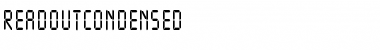 Download ReadoutCondensed Font