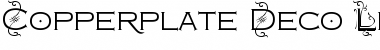 Download Copperplate Deco Light Font