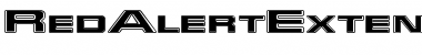 Download RedAlertExtended Font