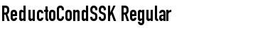 Download ReductoCondSSK Regular Font
