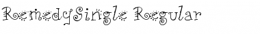 Download RemedySingle Regular Font