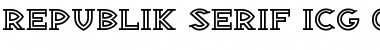 Republik Serif ICG 03 Font