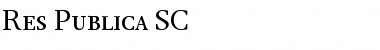 Download Res Publica SC Regular Font
