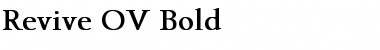 Download Revive OV bold Bold Font