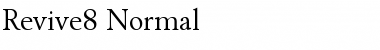Download Revive8 Normal Font