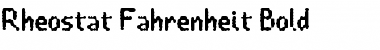 Download Rheostat Fahrenheit Bold Font