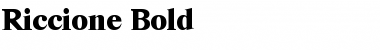 Download Riccione-Bold Regular Font