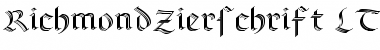 Download RichmondZierschrift LT Regular Font