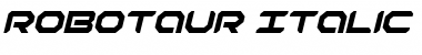 Download Robotaur Italic Italic Font