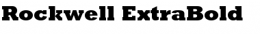 Download Rockwell-ExtraBold Extra Bold Font