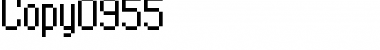 Download copy 09_55 Font