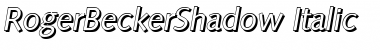 Download RogerBeckerShadow Font