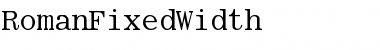 Download RomanFixedWidth Regular Font