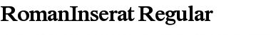 Download RomanInserat Regular Font