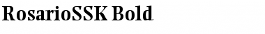 Download RosarioSSK Bold Font