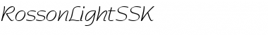 Download RossonLightSSK Font