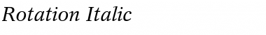 Download Rotation Font