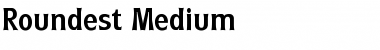 Download Roundest-Medium Regular Font