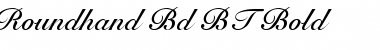 Download Roundhand Bd BT Font