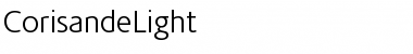 Download CorisandeLight Font